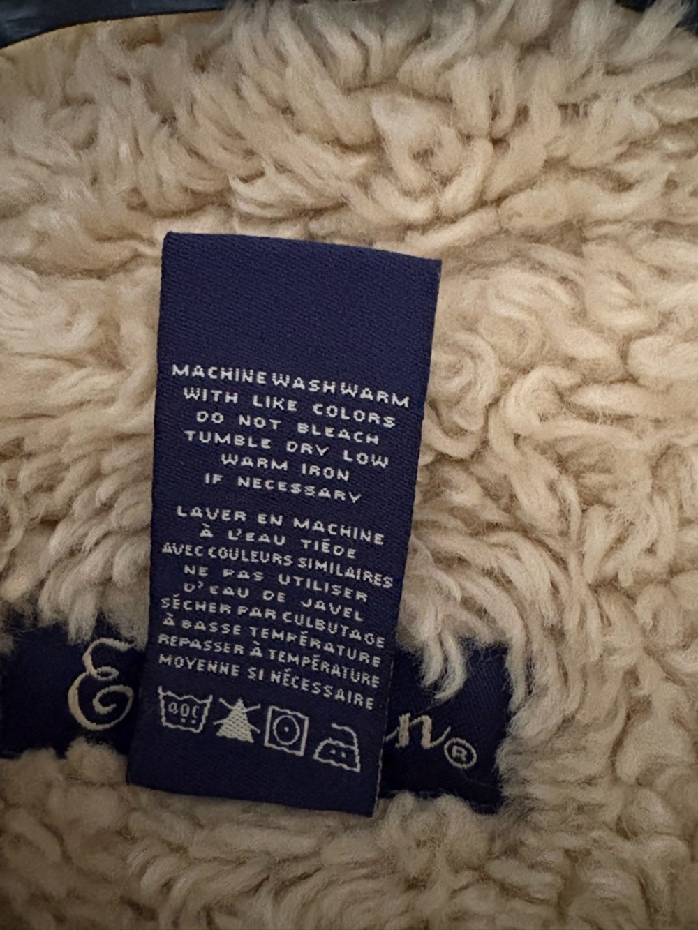 Y2K vintage Earl Jean corduroy Sherpa jacket - Picture 7 of 10